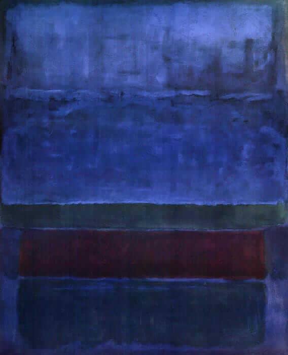 Blue, Green, and Brown (1952) by Mark Rothko