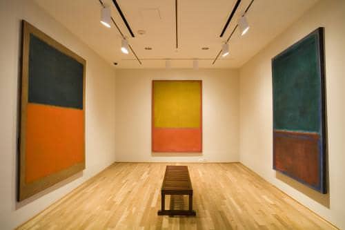 Photo of Ochre and Red on Red by Mark Rothko