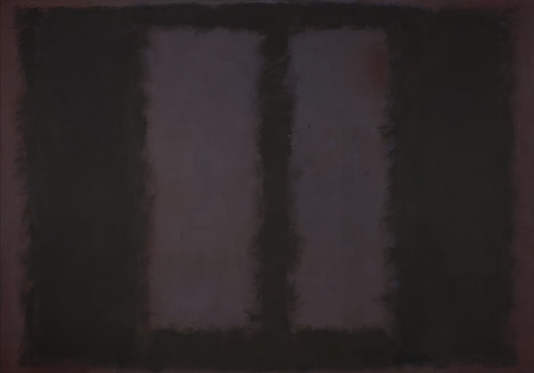 Black on Maroon, (1958) by Mark Rothko