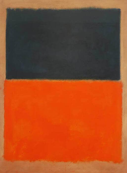 Green and Tangerine on Red, 1956 by Mark Rothko