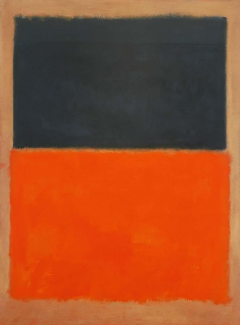 Green and Tangerine on Red, 1956 by Mark Rothko