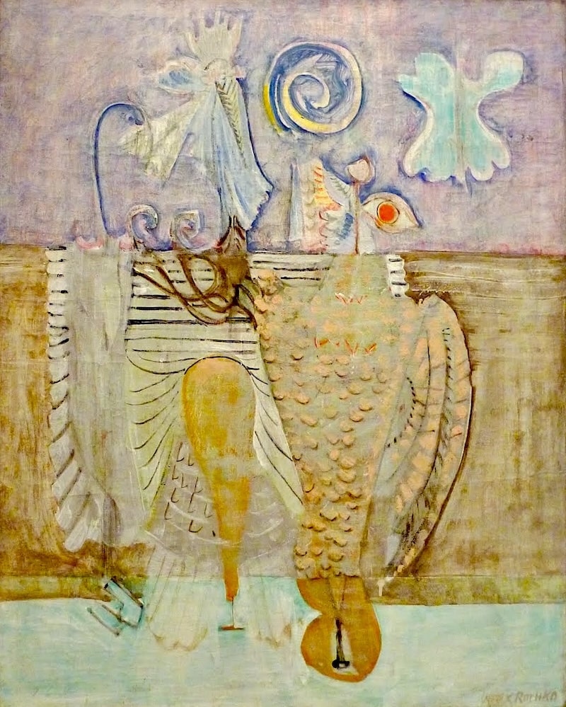 Hierarchical Birds, 1942 by Mark Rothko