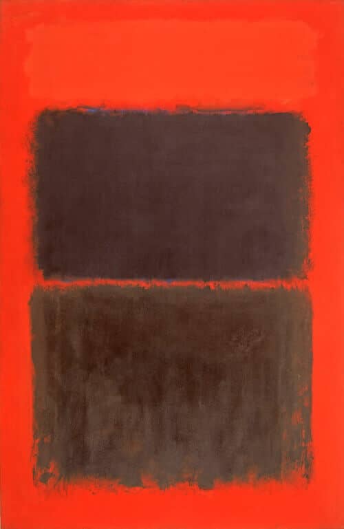 Light Red Over Black (1957) by Mark Rothko