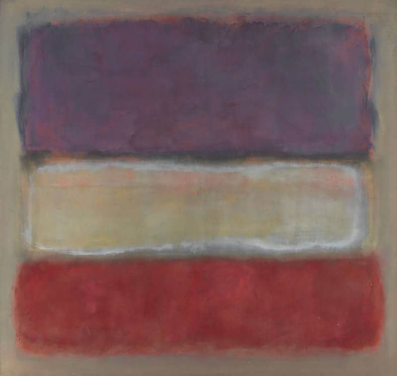 Purple, White, and Red, 1953 by Mark Rothko