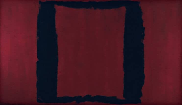 Seagram Mural Sketch, (1959) by Mark Rothko