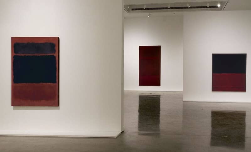Photo of Black in Deep Red, 1957 by Mark Rothko