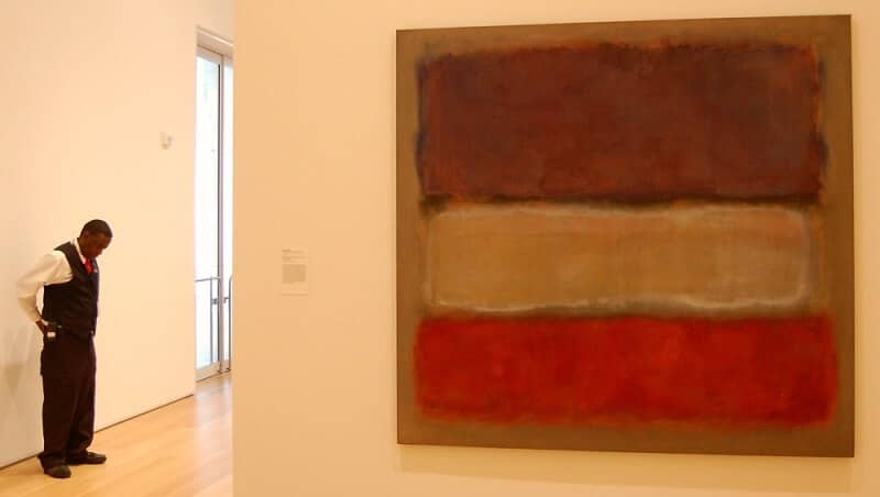 Phto of Purple, White, and Red, 1953 by Mark Rothko