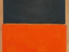 Green and Tangerine on Red by Mark Rothko