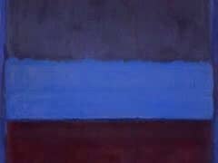 Rust and Blue by Mark Rothko