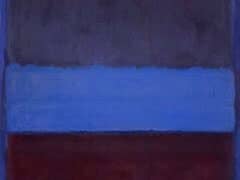 Rust and Blue by Mark Rothko